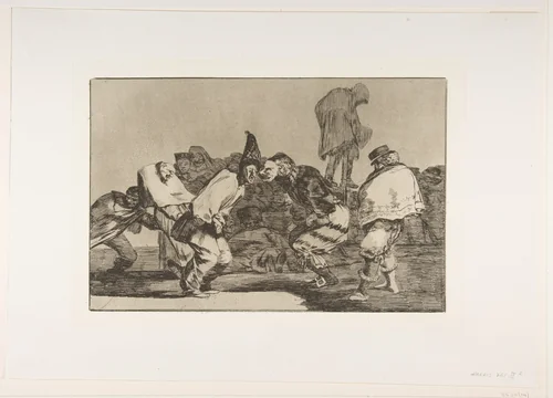 'Carnival Folly' from the 'Disparates' (Follies / Irrationalities) by Goya, print, 1810-1820
