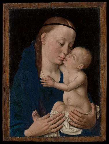 Virgin and Child by Dieric Bouts, painting, 1455-1460