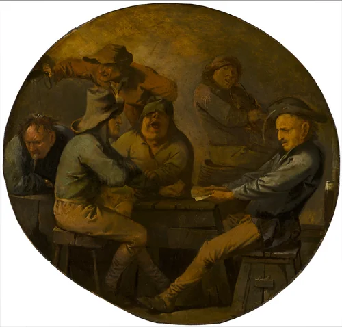 The Card Players by Pieter Jansz Quast, painting, 1630