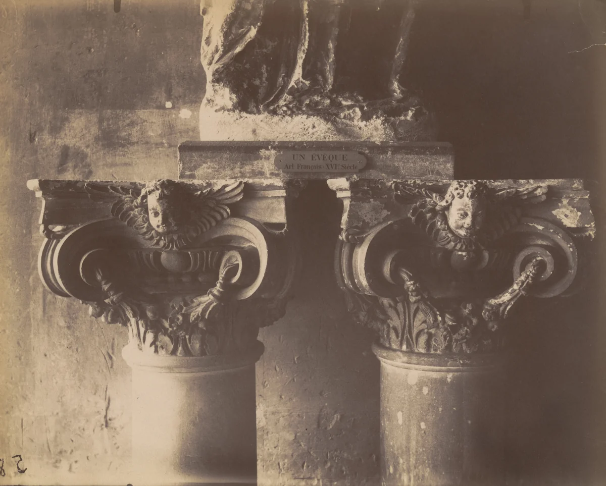 Cluny. Chapiteaux. Art Français XVIIe Siècle by Eugène Atget, photograph, 1911