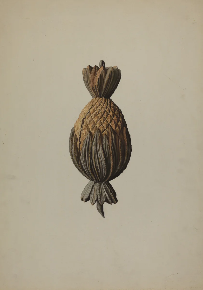 Wood Tradesman's Sign by Laura Bilodeau, index of american design, 1941