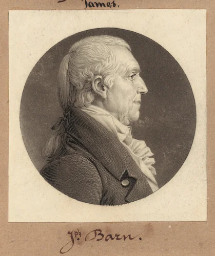 Joseph Barn by Charles B. J. Févret de Saint-Mémin, print, 1808