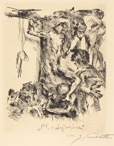 Martyrium (Martyrdom) by Lovis Corinth, print, 1921