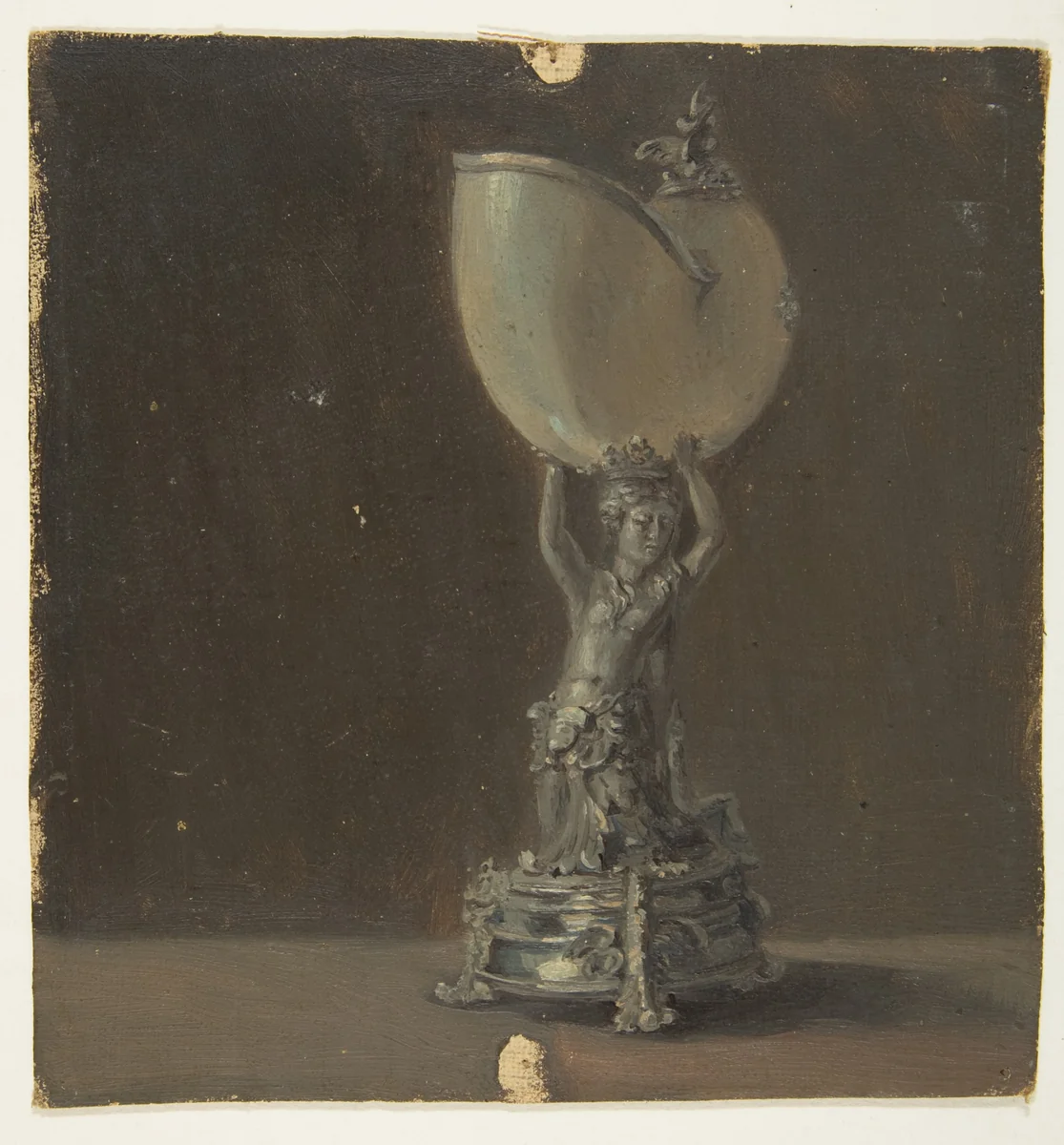 Design for a Lamp by anonymous, drawing, 1800-1899