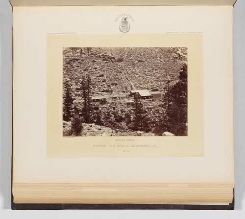 Kearsarge Mining Company, Kearsarge, California by Timothy O'Sullivan, photograph, 1871