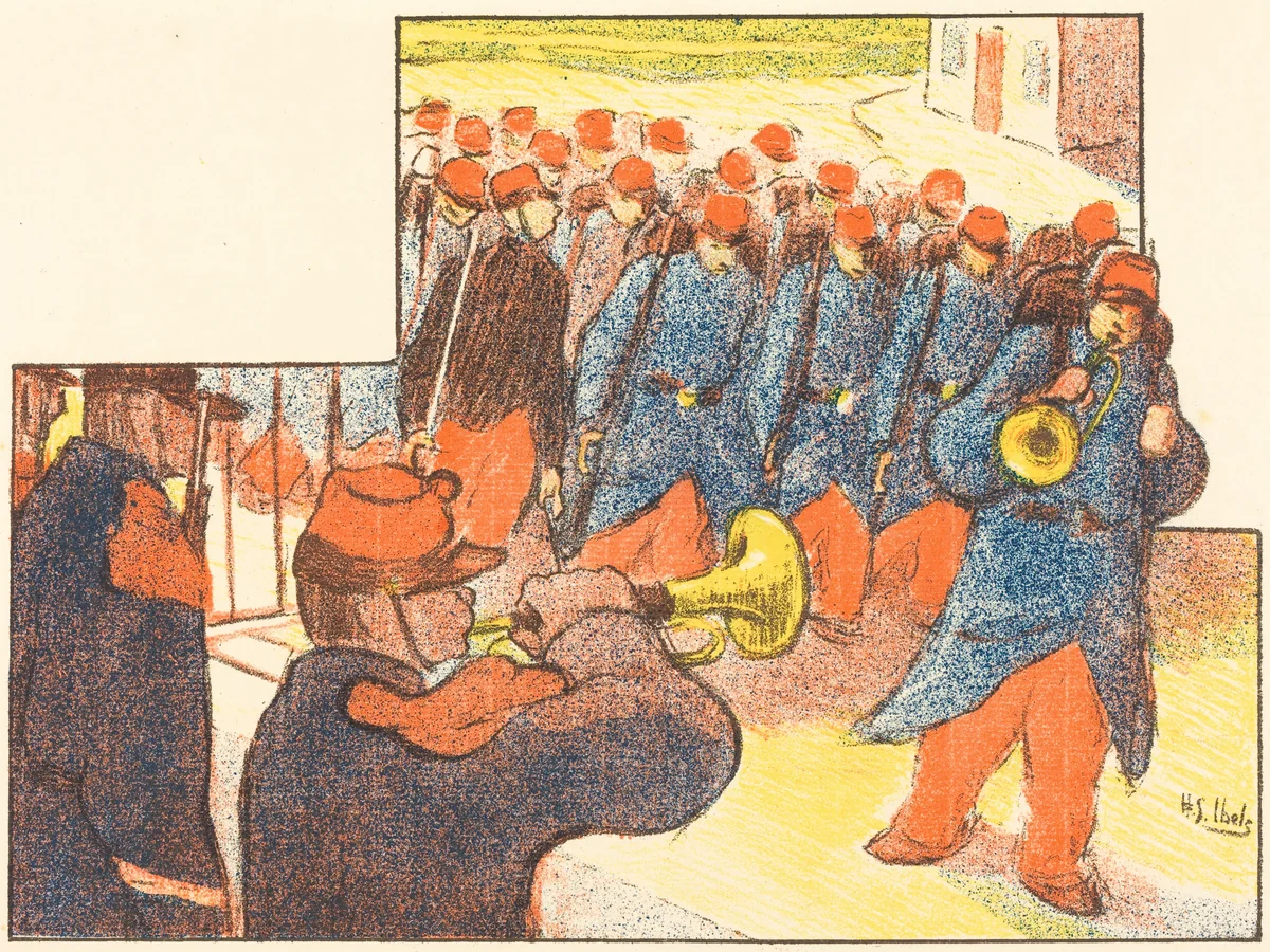 A Bas Le Progrès!; Mademoiselle Julie; Le Ménage Brésile by Henri Gabriel Ibels, print, 1893