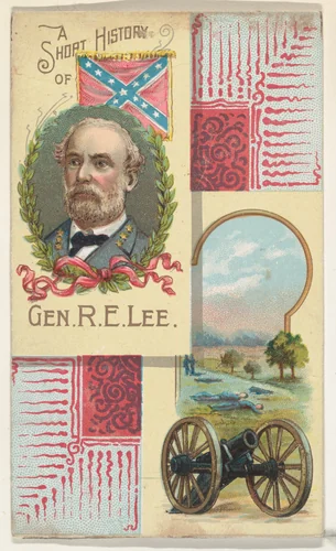 A Short History: General Robert E. Lee, from the Histories of Generals series (N114) issued by W. Duke, Sons & Co. to promote Honest Long Cut Smoking and Chewing Tobacco by W. Duke, Sons & Co., print, 1888