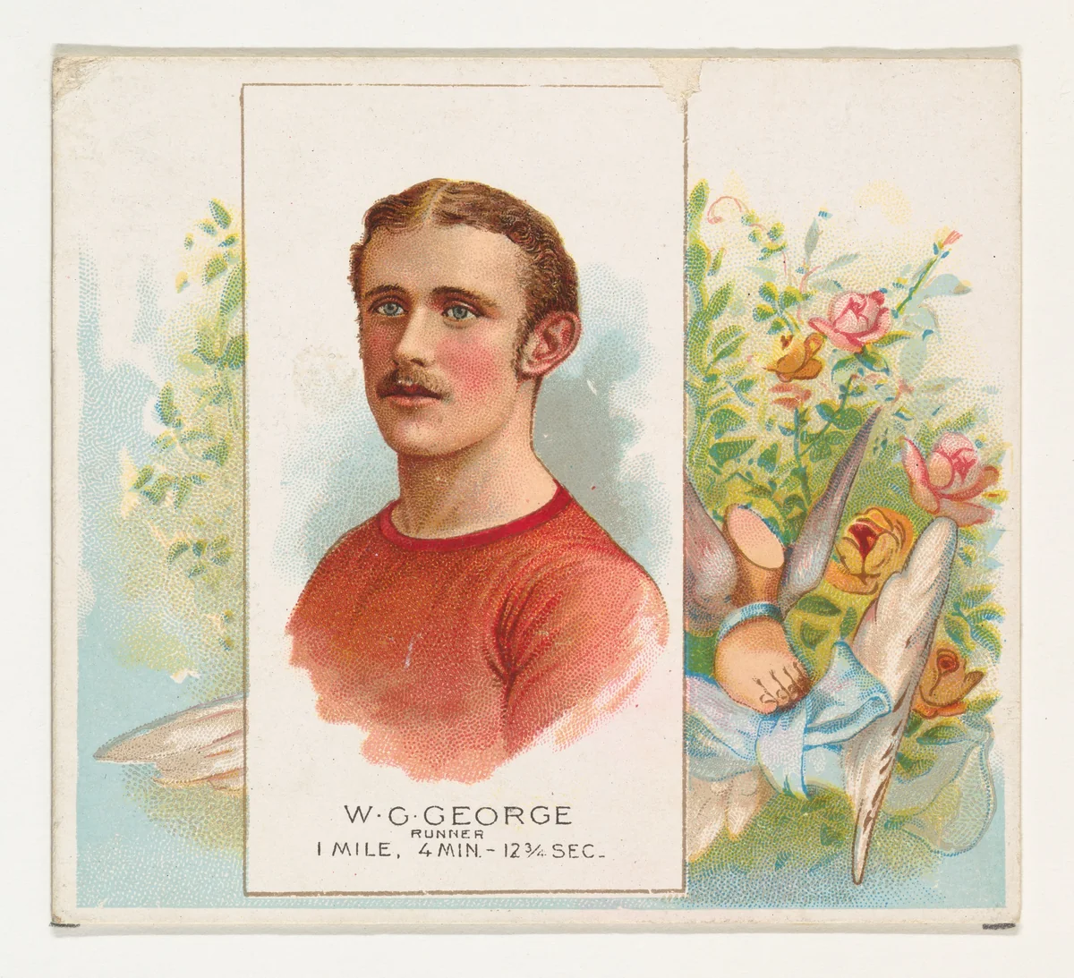 W.G. George, Runner, from World's Champions, Second Series (N43) for Allen & Ginter Cigarettes by Allen & Ginter, print, 1888