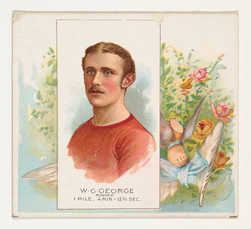 W.G. George, Runner, from World's Champions, Second Series (N43) for Allen & Ginter Cigarettes by Allen & Ginter, print, 1888