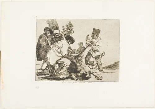 What More Can Be Done?, plate 33 from The Disasters of War by Francisco José de Goya, print, 1812-1815
