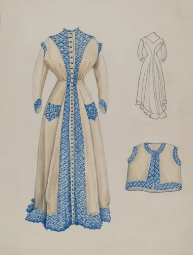 Dress by Al Curry, index of american design, 1937