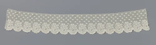 Strook kloskant met hangende bladtak by anonymous, other, 1820-1830