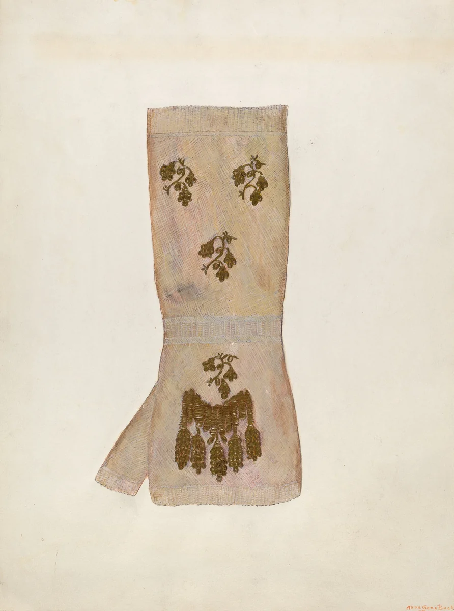 Mitt by Ann Gene Buckley, index of american design, 1937