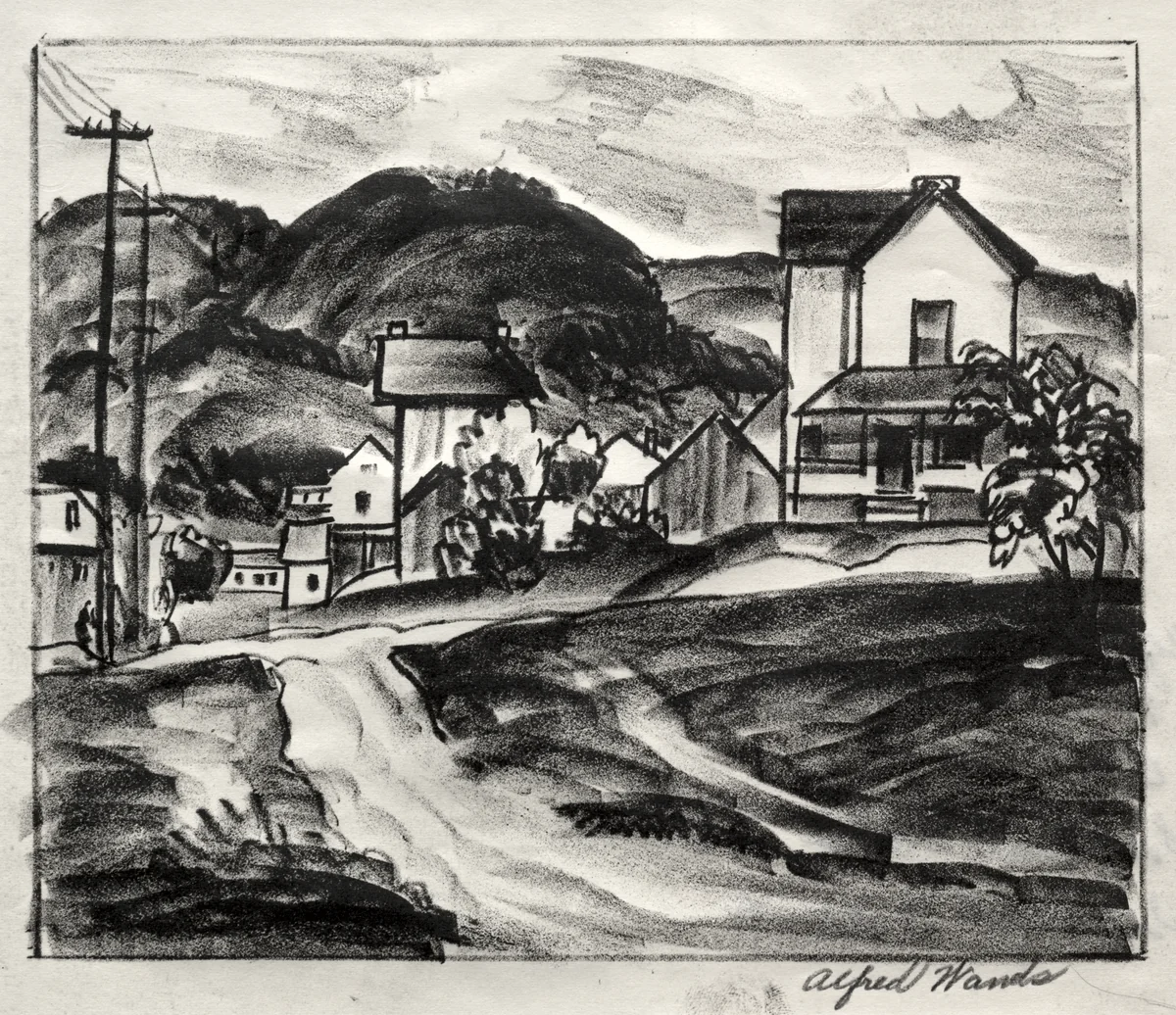 Rural Ohio by Alfred J. Wands, print, 1929