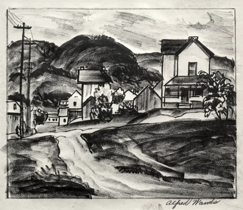 Rural Ohio by Alfred J. Wands, print, 1929