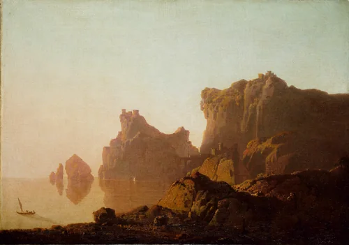 The Gulf of Salerno by Joseph Wright, painting, 1783-1785
