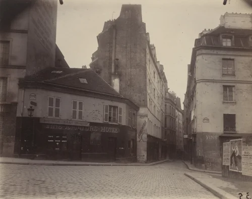 Coin de la rue des Carmes by Eugène Atget, photograph, 1925