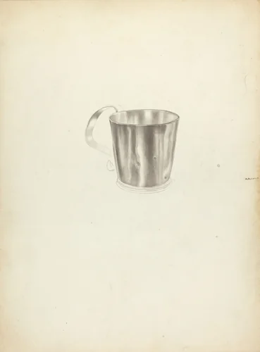 Silver Cup by Isidore Steinberg, index of american design, 1935-1942