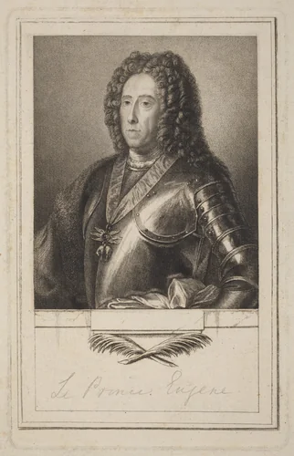 Prince Eugene by Antoine de Marcenay de Ghuy, print, 1773