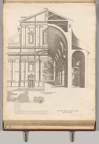 Compendium of several print series of architecture, gardens and furniture. by Valérien Regnard, book, 1650-1700