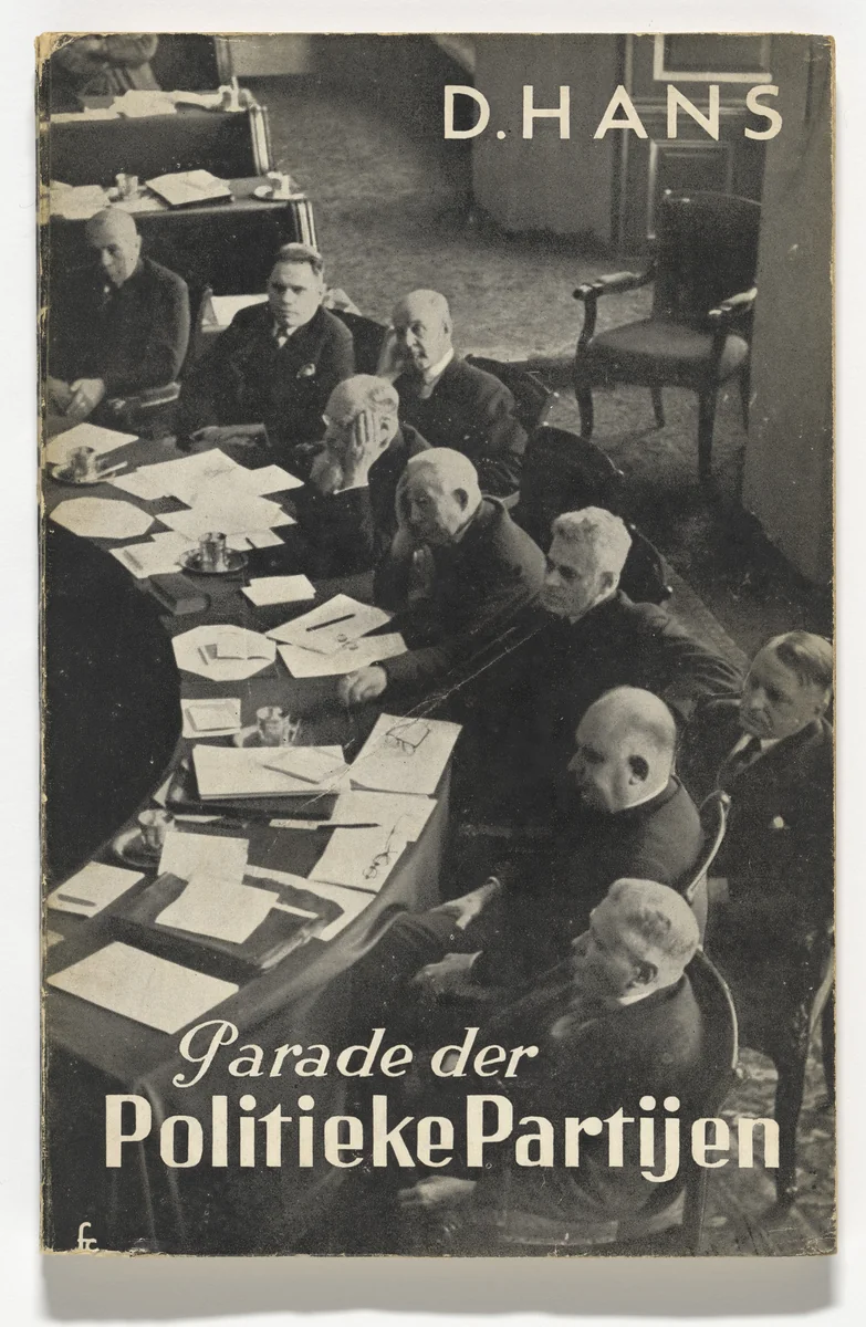 Parade of Political Parties (Parade der Politieke Partijen) by Doe Hans by Fré Cohen, design, 1937