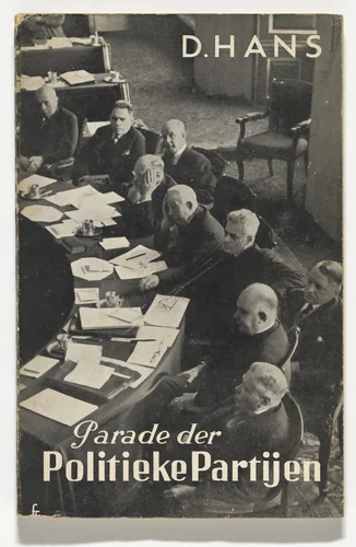 Parade of Political Parties (Parade der Politieke Partijen) by Doe Hans by Fré Cohen, design, 1937