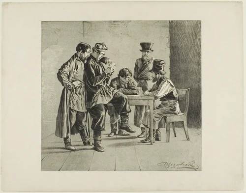 Scenes from Russian Folk Life by Ignatii Shchedrovskii, print, 1835-1870