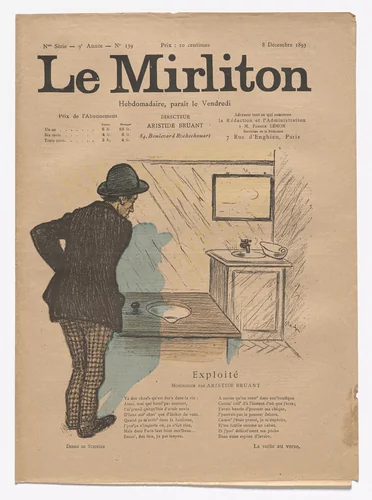 Le Mirliton, no. 139 by Théophile-Alexandre Steinlen, periodical, 1893