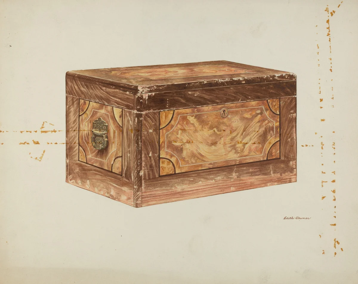 "Chest" by Edith Towner, index of american design, 1940