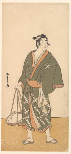 The Actor Otani Hiroemon III as a Fish Peddler by Katsukawa Shunshô (勝川春章), print, 1726-1792