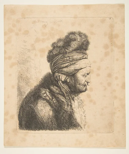 The Second Oriental Head (reverse copy) by John Smith, print, 1730-1764