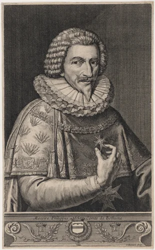 Philip, Comte de Bethune by Samuel Bernard, print, 1615-1687