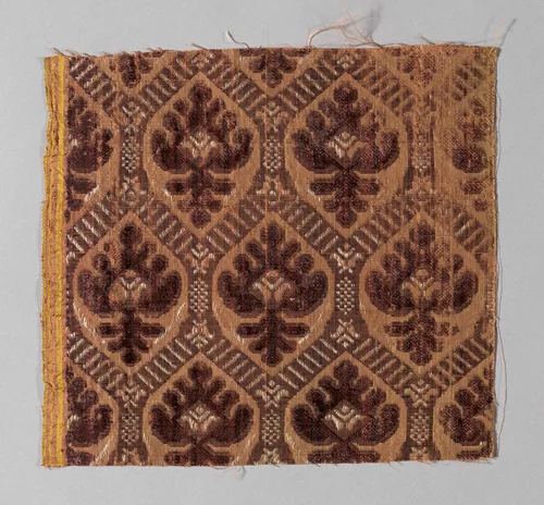 Fragment by Italy, textile, 1625-1675