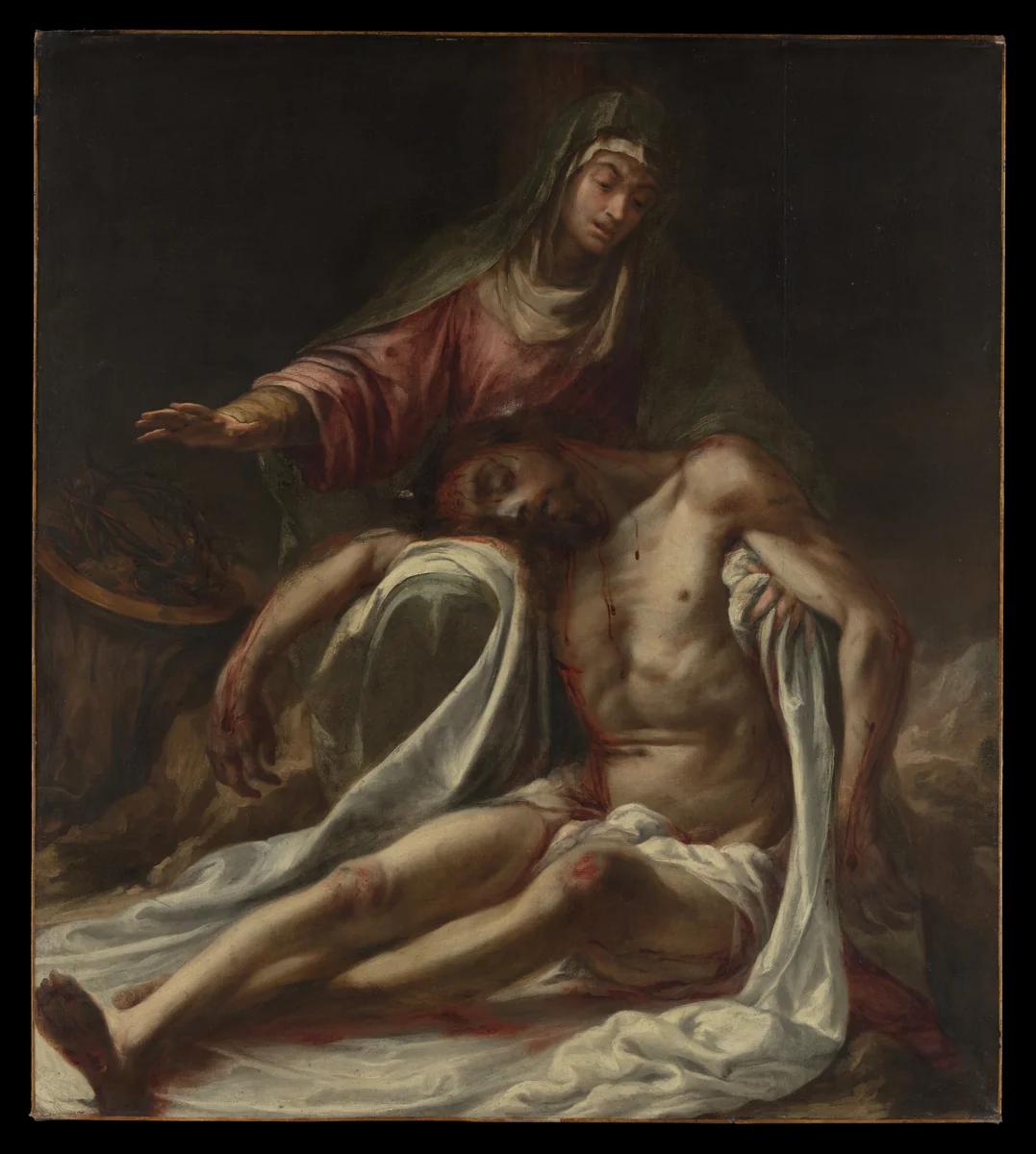 Pietà by Juan de Valdés Leal, painting, 1657-1660