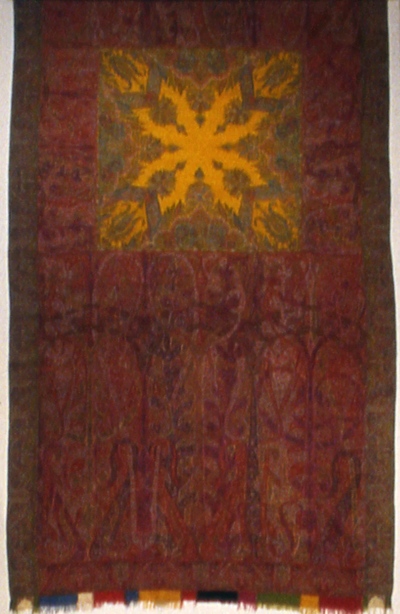 Long Shawl by India, textile, 1840-1845