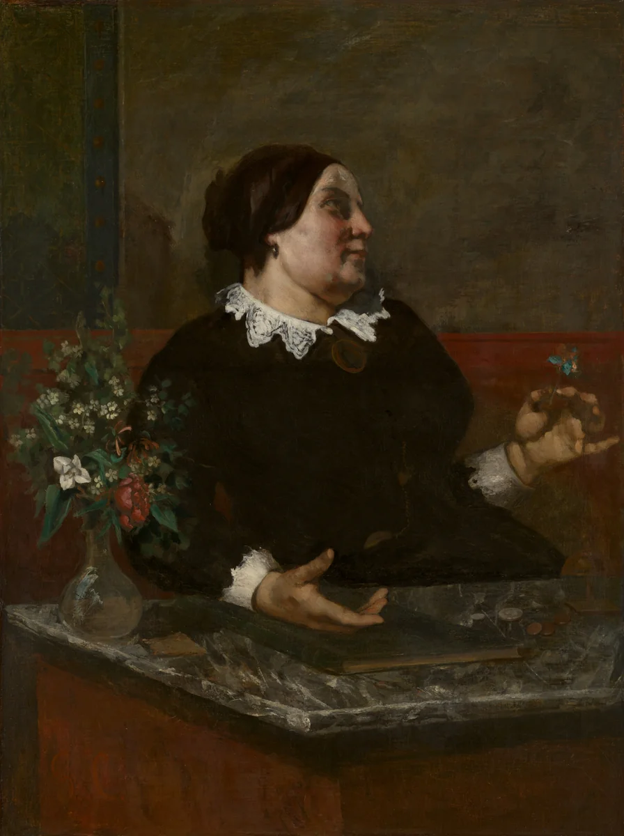 Mère Grégoire by Gustave Courbet, painting, 1855-1859