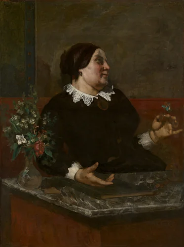 Mère Grégoire by Gustave Courbet, painting, 1855-1859