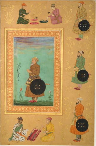Portrait of Islam Khan Mashhadi by Payag, manuscript, 1600-1699
