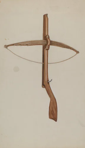 Cross Bow by American 20th Century, index of american design, 1935-1942
