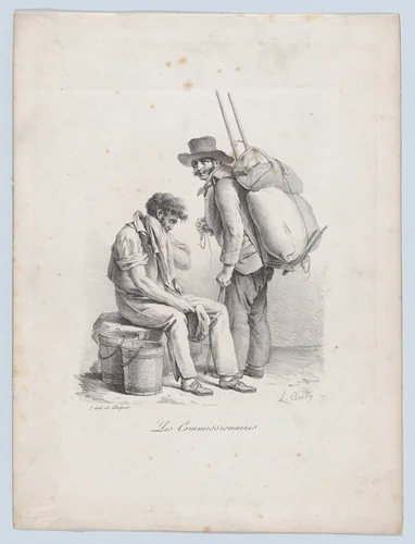 Hired Hands by Louis-Léopold Boilly, print, 1822