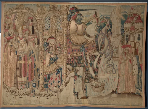 Story of Perseus and Andromeda by Unknown, textile, 1500-1525