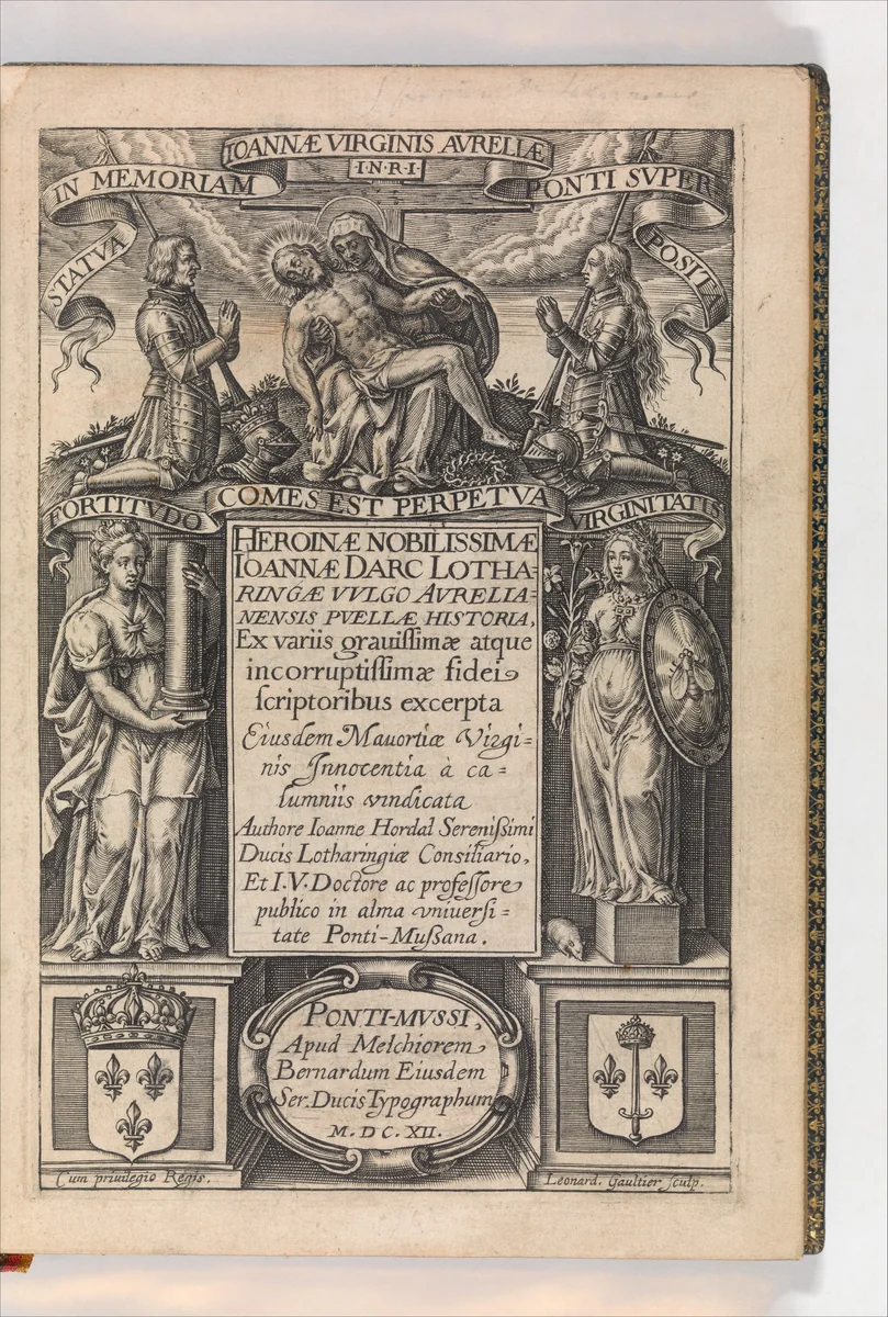 Heroinae Nobilissimae Ioannae Darc Lotharingae... by Jean Hordal, book, 1612