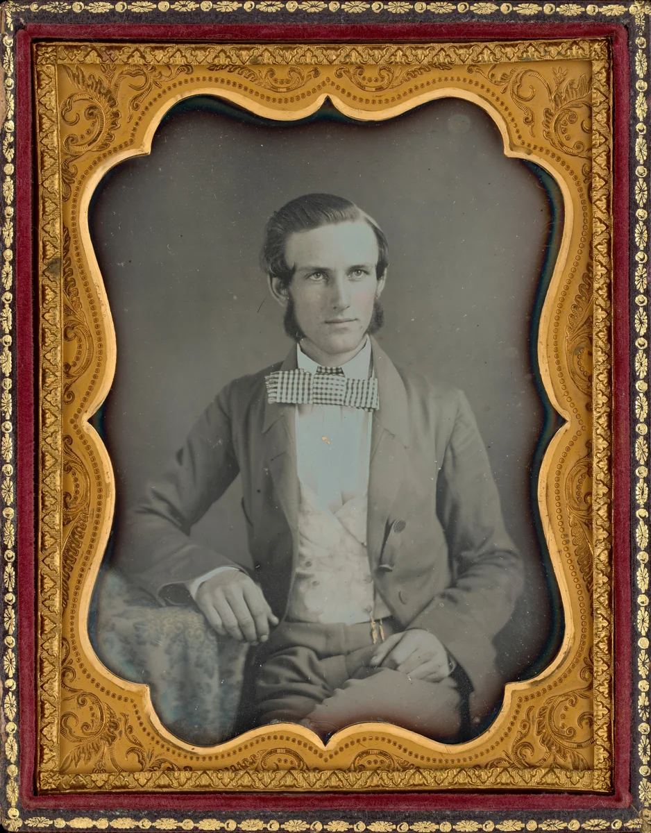 Portrait of a Man by Jacob Shew, photograph, 1841-1851