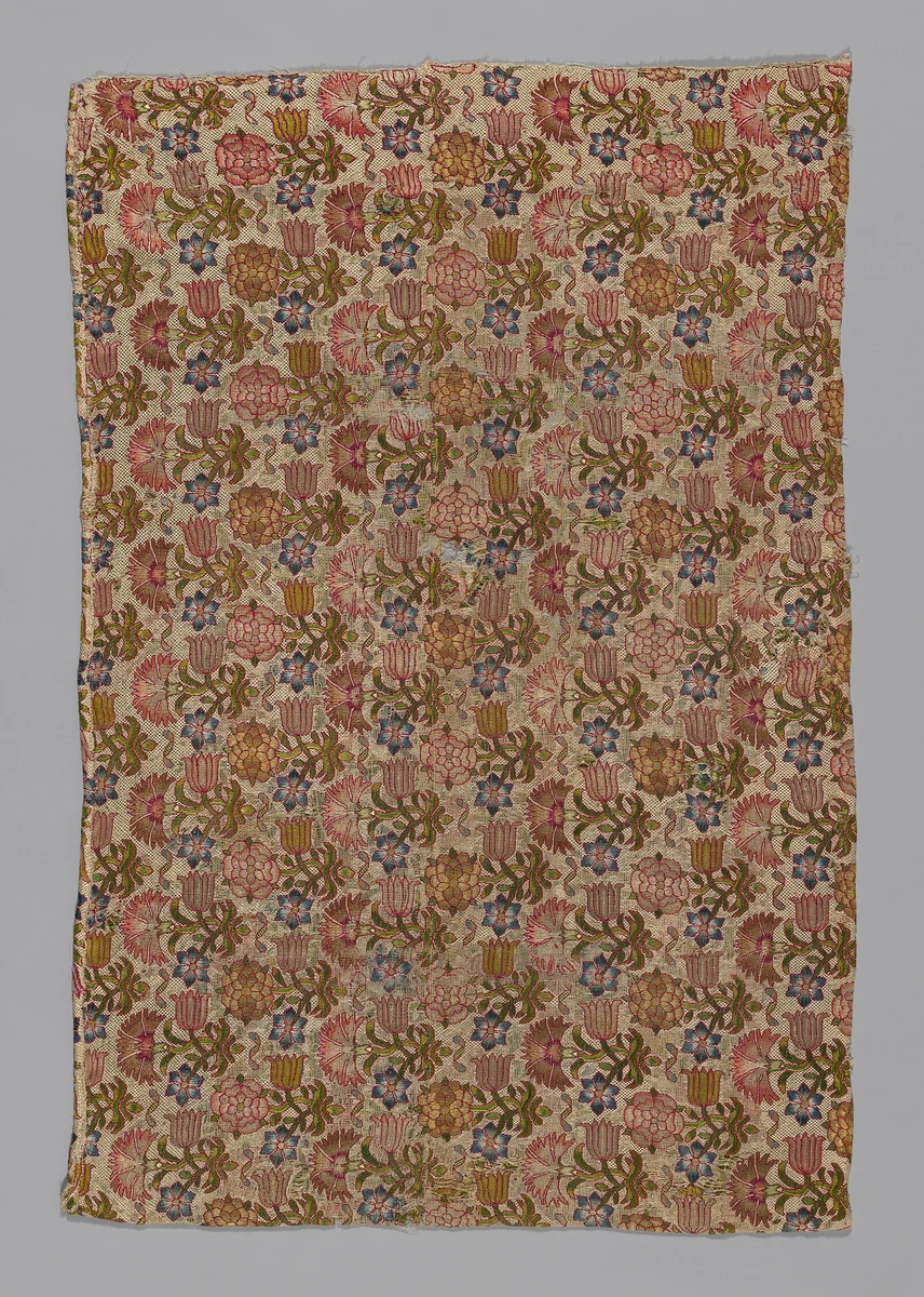 Panel by Italy, textile, 1601-1700