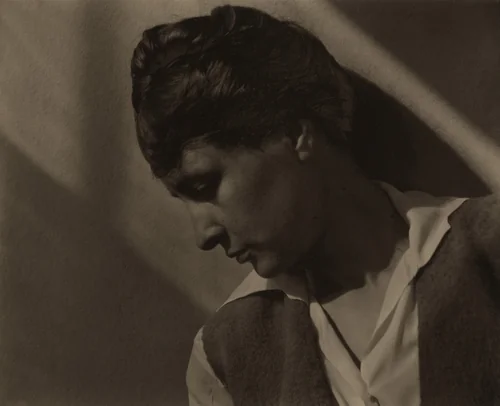 Georgia O'Keeffe by Alfred Stieglitz, photograph, 1918-1919