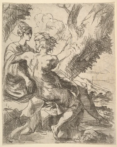 The Lovers by anonymous, print, 1500-1599