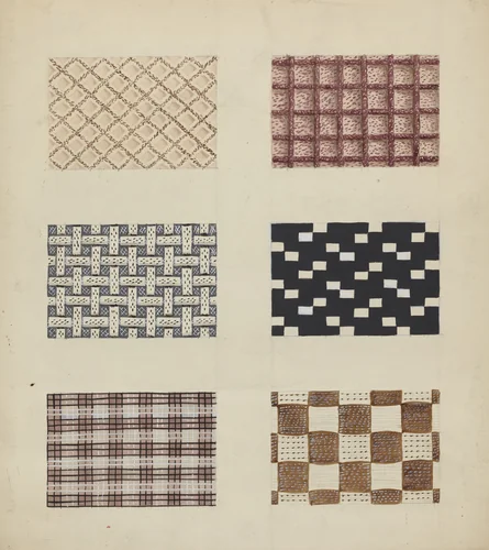 Vest Material by Robert Stewart, index of american design, 1936