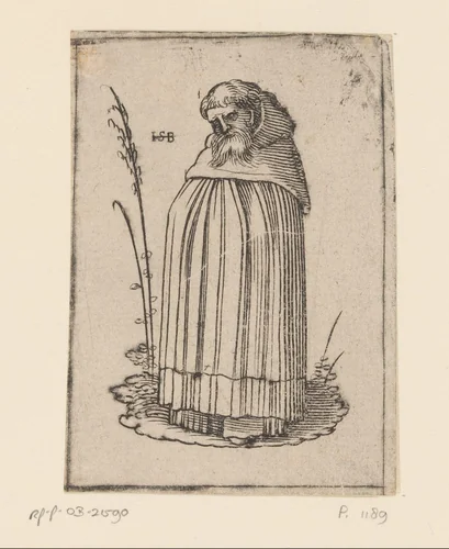 Monnik uit Schotland by anonymous, print, 1526