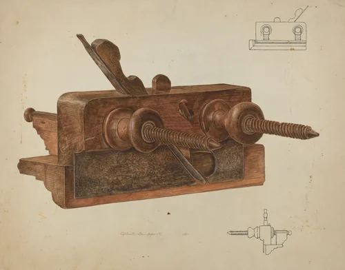 Plane by Albert Geuppert, index of american design, 1938