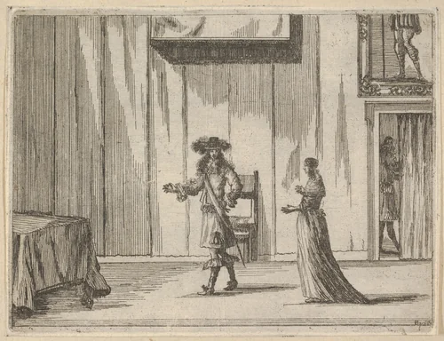 Francesco I d'Este Speaks About his Victories with an Honest Comportment, from "L'Idea di un Principe ed Eroe Cristiano in Francesco I d'Este, di Modena e Reggio Duca VIII [...]" by Bartolomeo Fenice, print, 1659